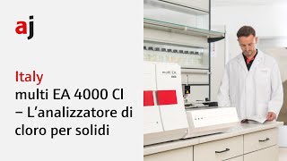multi EA 4000 Cl – L’analizzatore di cloro per solidi