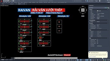 Rai ván lưới thép RAIVAN | AutoLISP Reviewer