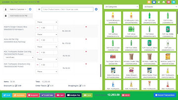 POS Software - Supermarket Touch Screen POS - Easy Karobar