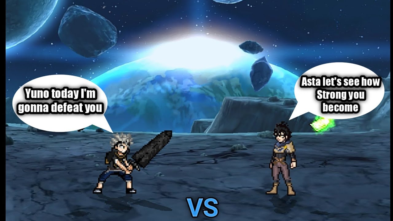 Asta VS Yuno in Jump Force Mugen