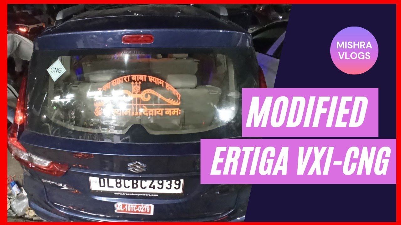Ertiga Full Interior | Modified Ertiga | Spoiler | Khushi Car Shringar Karol Bagh | Mishra Vlogs