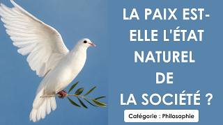 Philosophie: La paix est-elle l'état naturel de la société ? (plan détaillé)