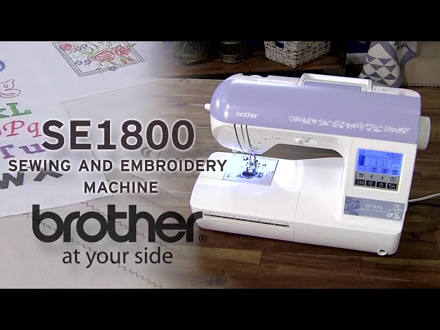 Brother SE-400 Sewing & Embroidery Machine Overview 