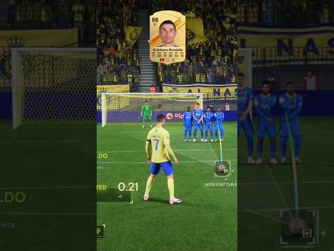 FC 24 - Cristiano Ronaldo vs Ronaldo Freekick Challenge #shorts #football #eafc24 #freekick