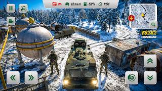 Military Truck Driving Simulator: 4x4 Offroad Games – Army Logistics Cargo Driver - Android Gameplay screenshot 3