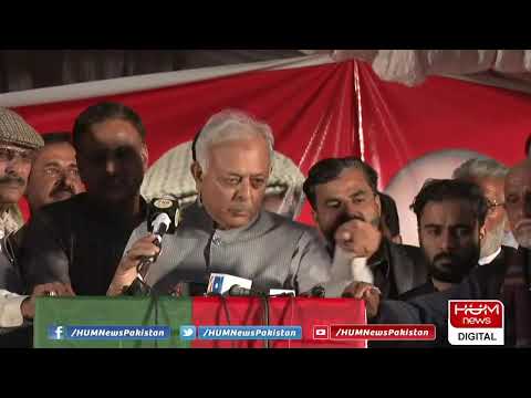 پی ٹی آئی رہنما سرور خان کا خطاب