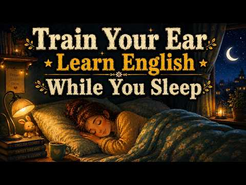 Train Your Ear to Understand Fast English | The Easiest Way to Learn English: Listen While You Sleep