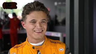 Lando Norris Post Qualifying Interview - F1 Belgian Grand Prix 2022