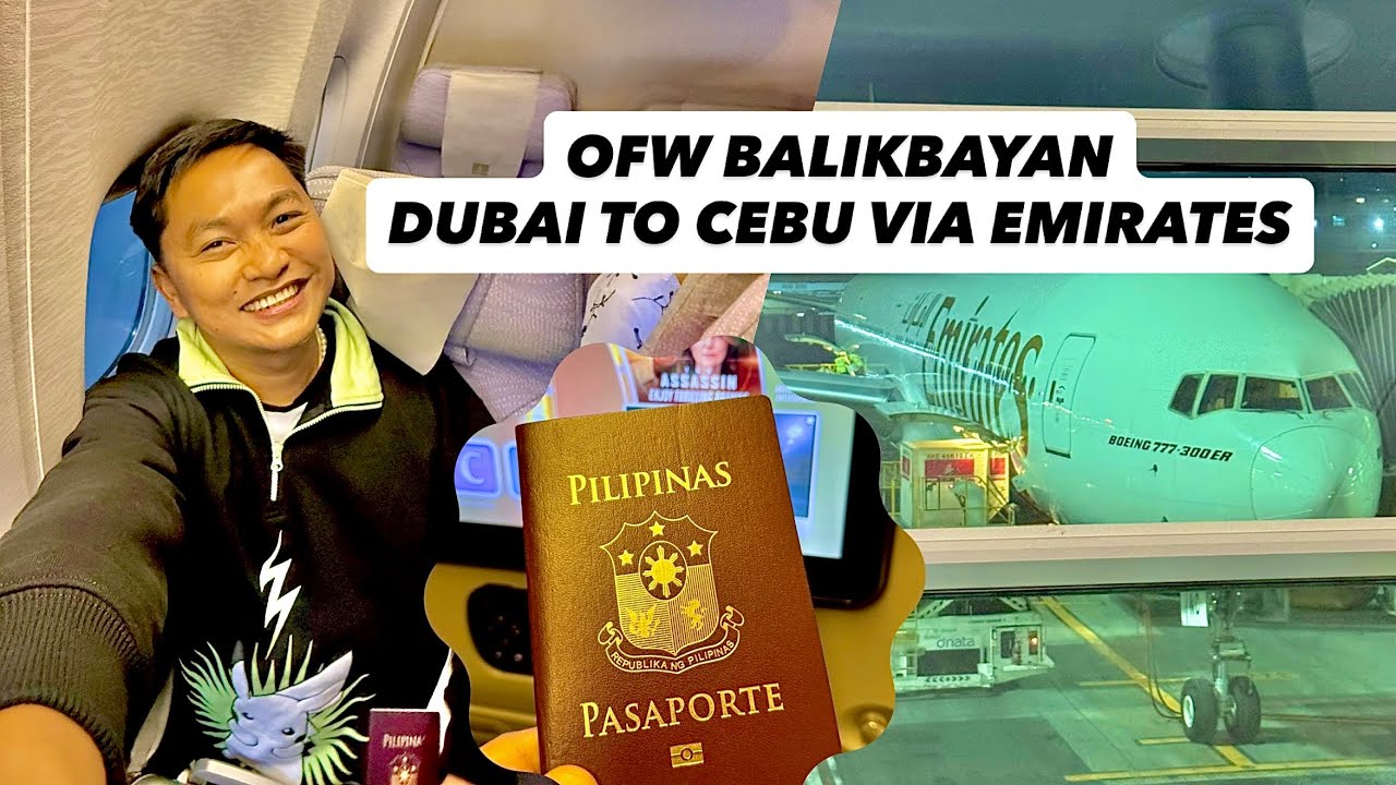 Полёты Emirates из Дубая в Себу | Видеоблог OFW Travel — Аэропорт, самолёт, требования к путешествию
