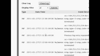 Router log ddos proof