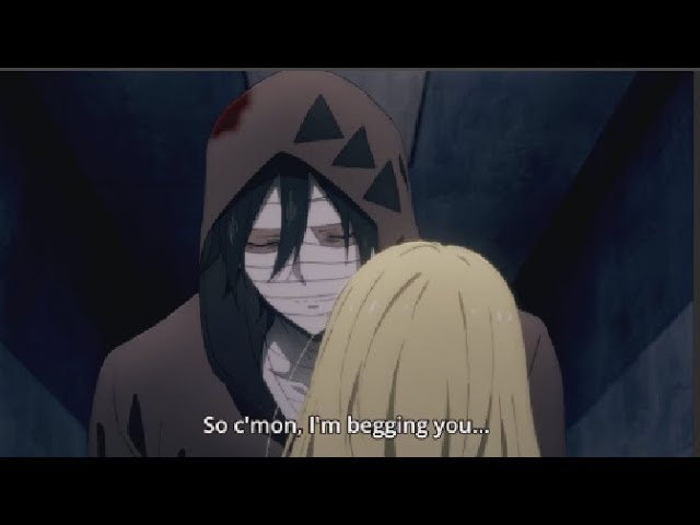 Satsuriku no Tenshi -  Zack hugs Rachel cute moment