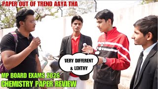 MP Board Exams 2026 Chemistry Paper Review 🎯| Out of Trend & Lengthy Paper? Full Analysis 🔥