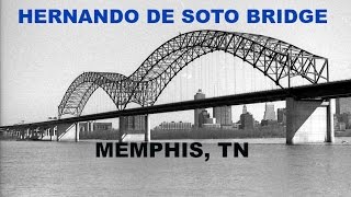 HERNANDO DE SOTO BRIDGE TIME LAPSE (Memphis to Arkansas Bridge)