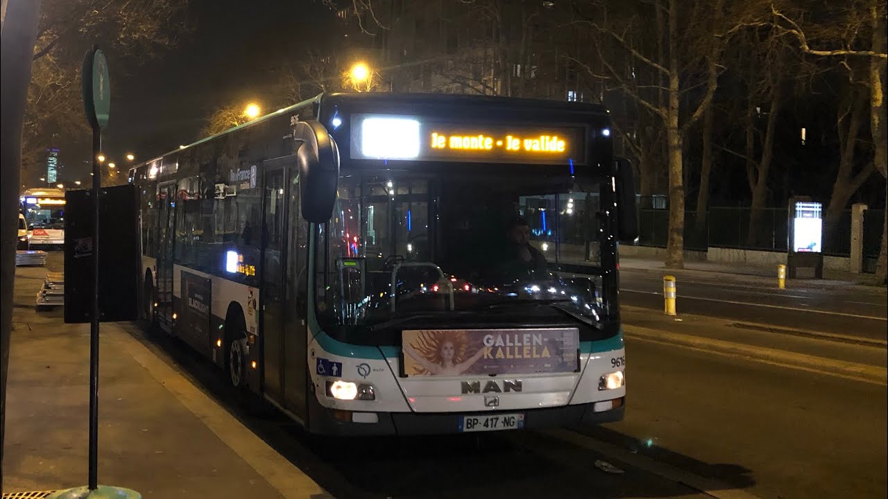 RATP | MAN Lion’s City A37 (NL253) EEV Voith #9616 | Full Kickdown
