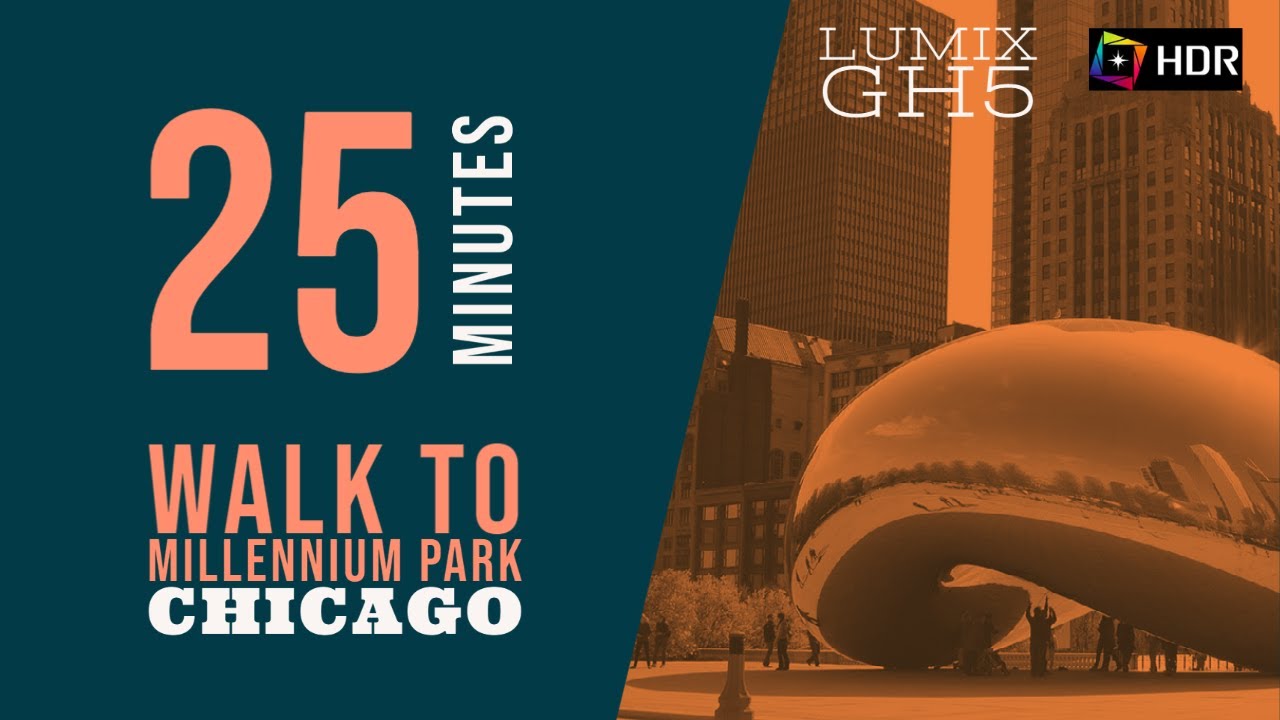 Millennium Park - Chicago. A Walk 2 Days After Snow Storm [Lumix GH5