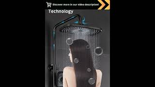 Unveiled: Digital Symphony Transforming Your Showers with Rainfall Harmony and Brass Elegance