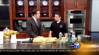 Blue Plate Mixologist Dan Scheuring Pours Summer Cocktails on ABC 7 Chicago screenshot 3