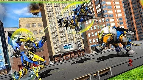 Elephant Robot Vs Lion Robot Transform War Games Cradley Creations Gameplay