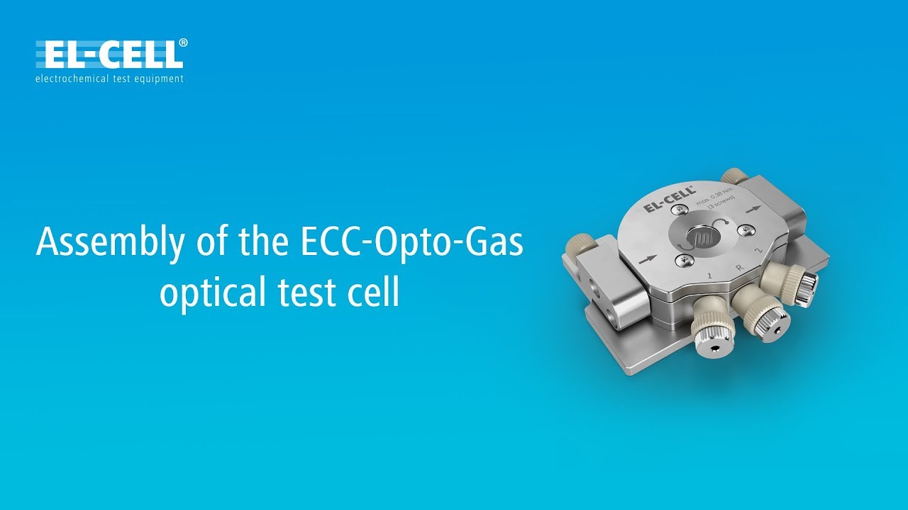 Assembly of the ECCOptoGas optical test cell YouTube