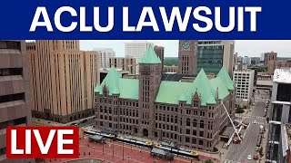 LIVE | Minnesota ACLU files lawsuit against federal government