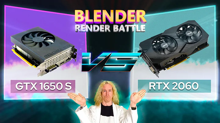Quelle carte rend plus rapidement? GTX 1650 Super vs RTX 2060 #blender