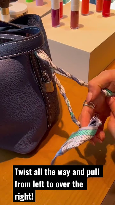Here's an one-minute challenge for ya Hermès Kelly lovers: Tie a Twilly Bow  on your Kelly bag. 😜, By Ginza Xiaoma