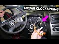 AIRBAG CLOCKSPRING REMOVAL REPLACEMENT FORD EDGE LINCOLN MKX, STEERING WHEEL CLOCK SPRING