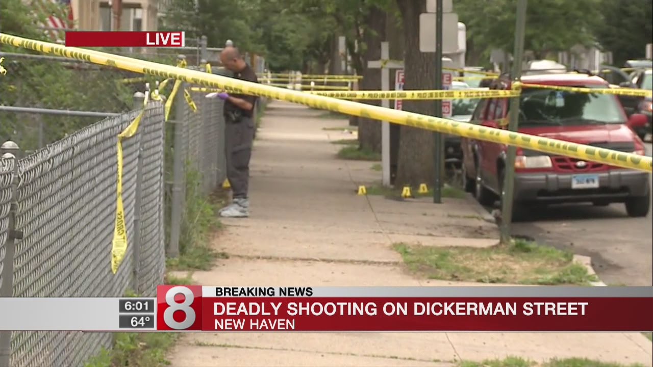 One dead after double shooting in New Haven - YouTube
