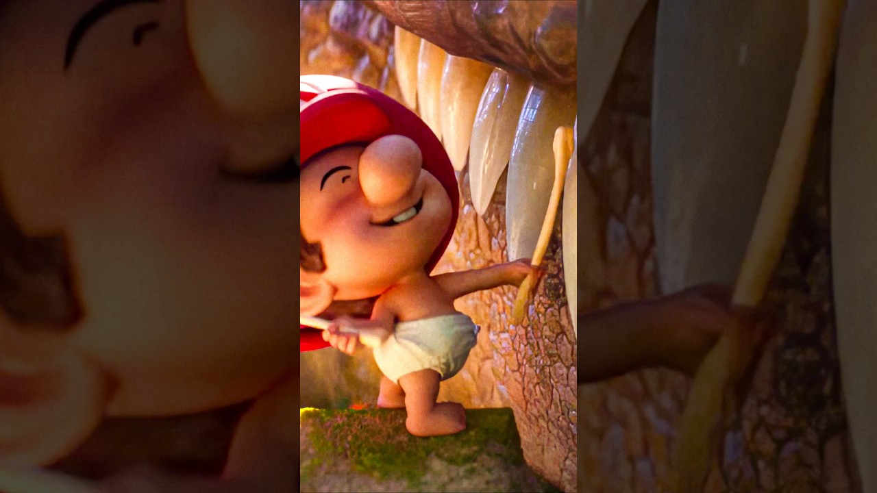 Baby Mario Teases A Dinosaur 😂 - THE SUPER MARIO GALAXY MOVIE