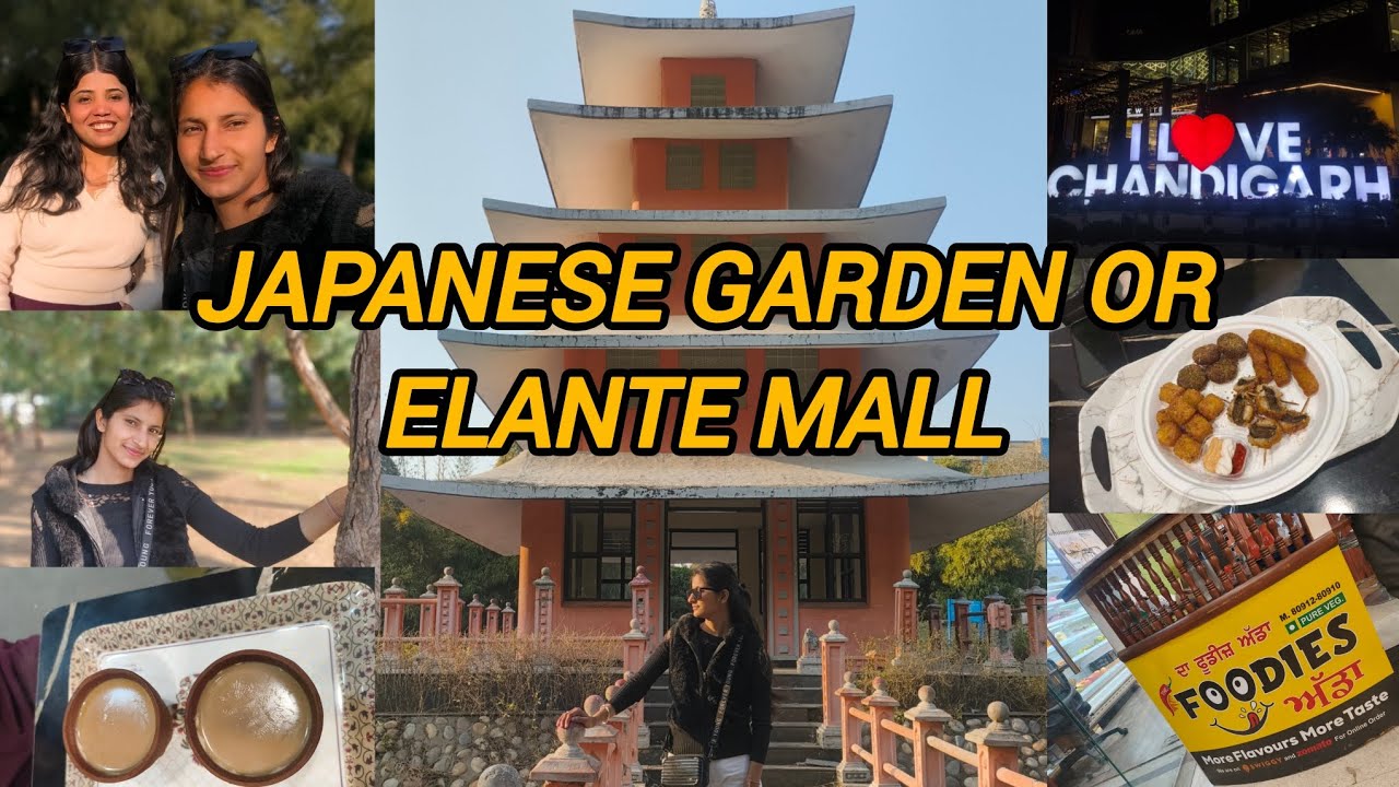 Hum gye ghumne Elante Mall or Japnese garden (MOHALI)