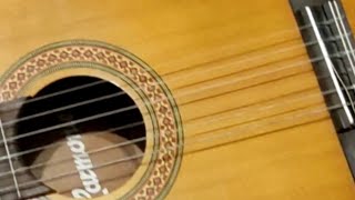 Guitar "Harmonie" classic, made in German Democratic Republic, test improvisation 