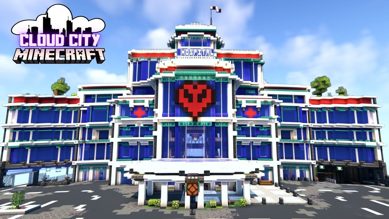 Building a MEGA Hospital in Minecraft