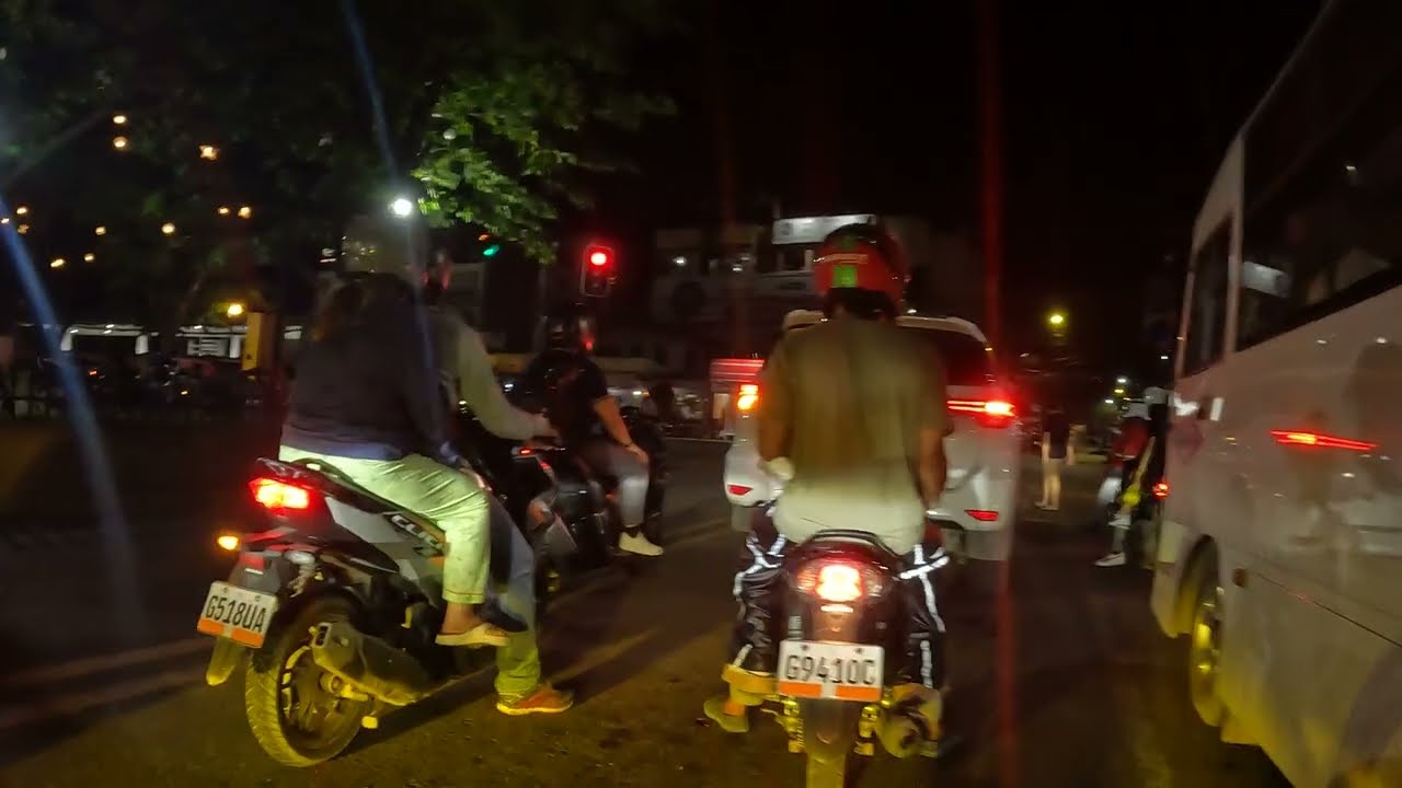 Cebu by Night in 4K | Relaxing Bike Tour Through the City