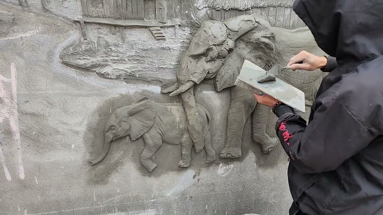 How to make an ivory warp out of the wall