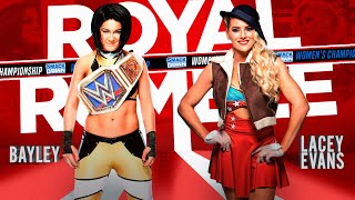 WWE ROYAL RUMBLE 2020 REMAKE MATCH CARD PSD & PARTES BY Jika