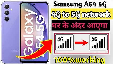 Samsung A54 5G Volte Network Setting 2025 || Net speed fast || Samsung A54 5G Network settings