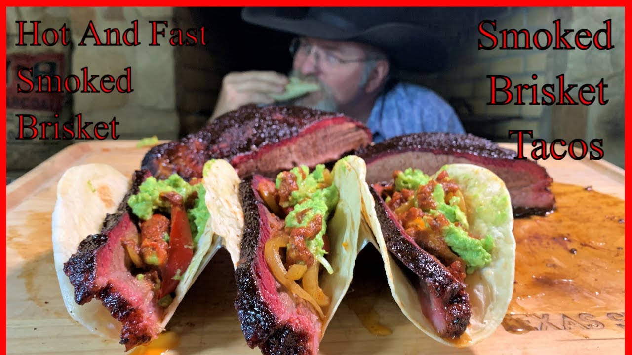 Smoked Brisket Tacos Texas Style | Hot And Fast BBQ Brisket On The UDS