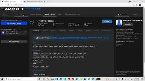 Yahoo Draft Hero League Sync