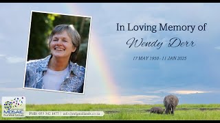 Memorial Service for Wendy Derr