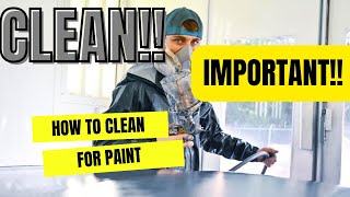 Car Painting: How to Clean before Painting!