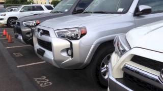 Spotted on the lot in afternoon -- they weren't there when i dropped
off my 4runner for servicing this morning. took a closer look at 2014
toyota 4...