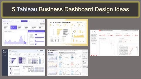 5 Tableau Dashboard Design Ideas for Business Projects - November 22