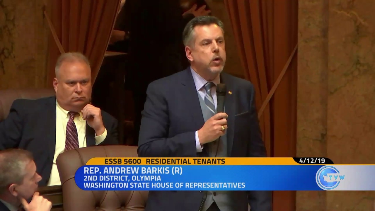 state representatives florida Rep. Andrew Barkis speaks on the importance of stakeholder input on Senate Bill 5600