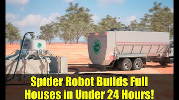 Spider Robot Builds Full Houses in Under 24 Hours! | Charlotte 3D Printing