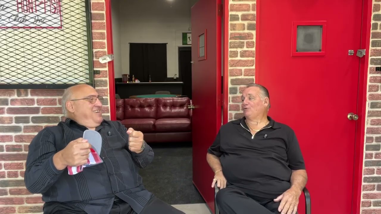 John Gotti and his friends revealed outside the Red Doors