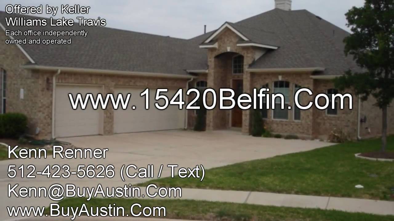 Avery Ranch Homes For Sale Austin, TX 15420 Belfin 5124235626 YouTube
