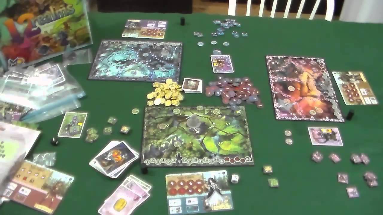Board Game Review and Gameplay Demo - 12 Realms - YouTube