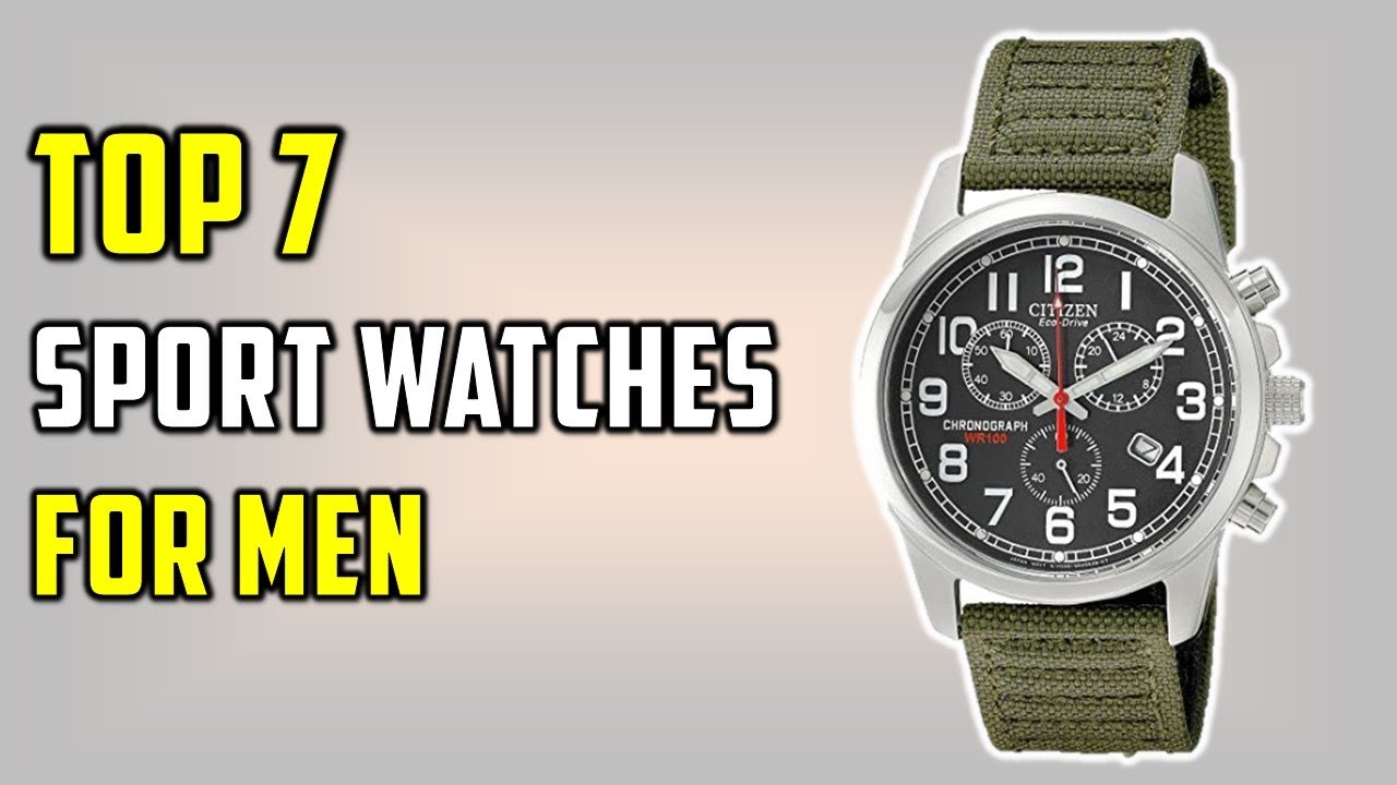 ✅Top 7 Best Sport Watches For Men 2021-Top Sport Watches