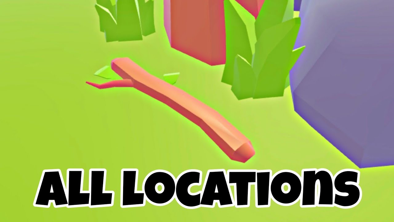 How to Find All Sticks Location in Find Things Roblox | forest map ...