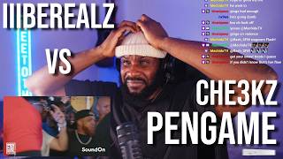 iiiBEREALZ vs CHE3KZ | PenGame Rap Battle 2025 [Reaction] | LeeToTheVI